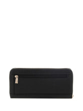 GUESS 1 USCITA Guess Calebra Slg Large Zip Around Portafoglio Donna Nero Nero